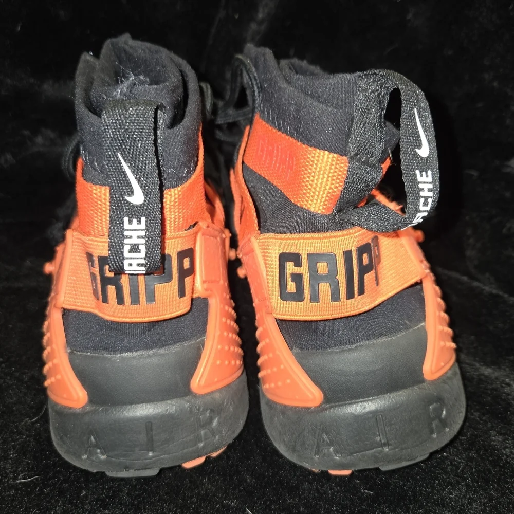 Nike Black and Orange Athletic Sneakers